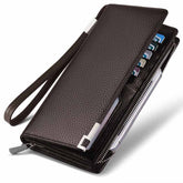 Multi-Pocket Multi Card Holder Leather Wallet Purse For Men